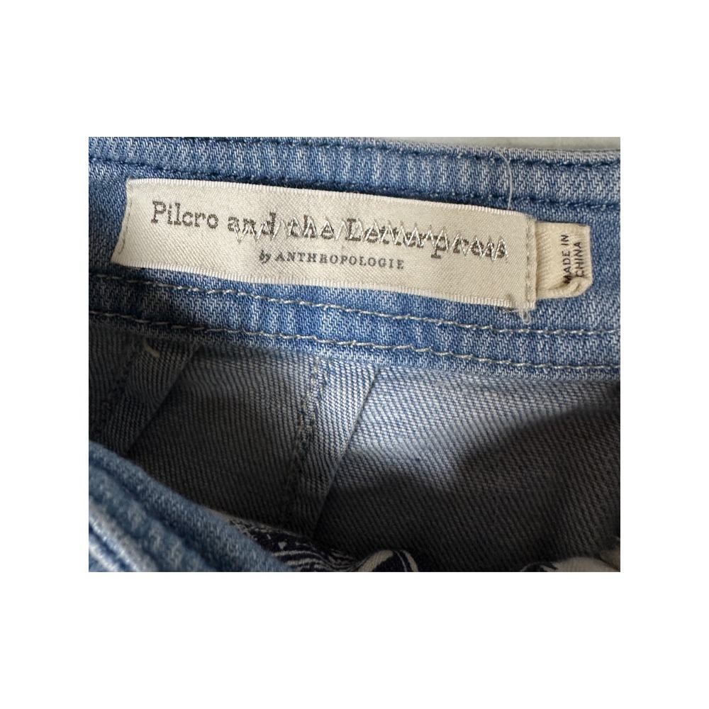 Pilcro and the Letterpress High Rise Bootcut Trouser Jeans Light Wash Size 29x31 - Picture 13 of 16